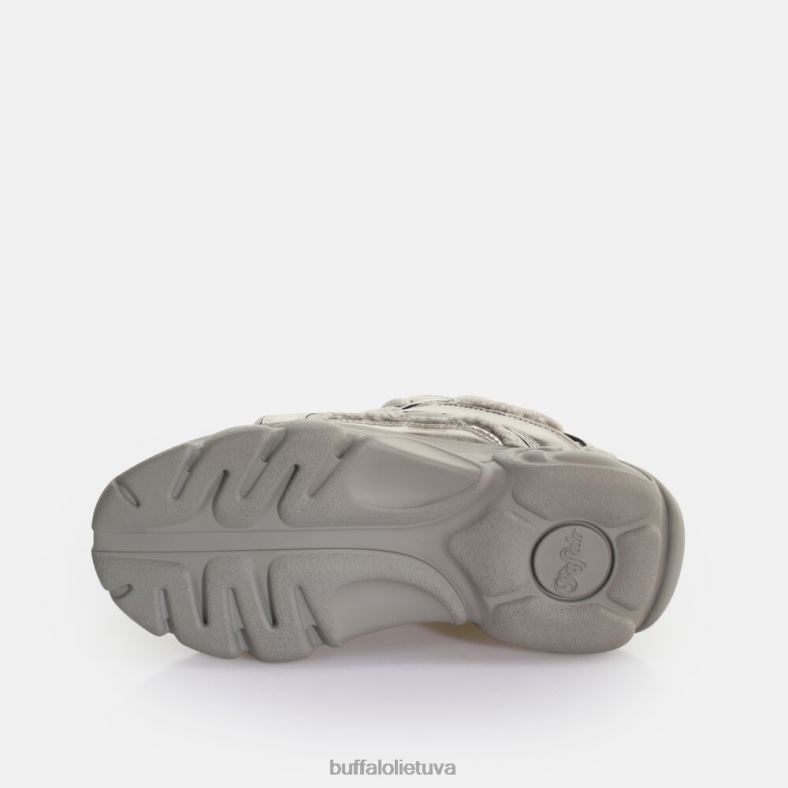 cld chai šilti sportbačiai žemi veganiški Buffalo sidabrinė/pilka4D4XB809 |sportbačiai