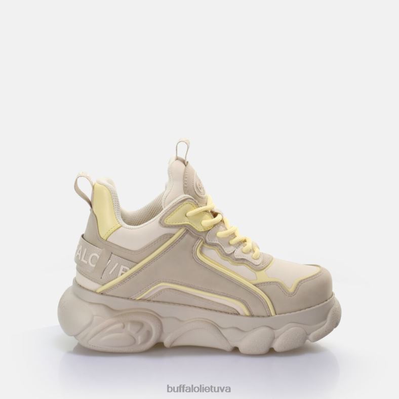cld chai sportbačiai žemi veganiški Buffalo kreminė/geltona4D4XB678 |sportbačiai