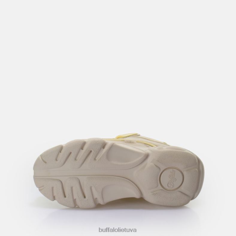 cld chai sportbačiai žemi veganiški Buffalo kreminė/geltona4D4XB678 |sportbačiai