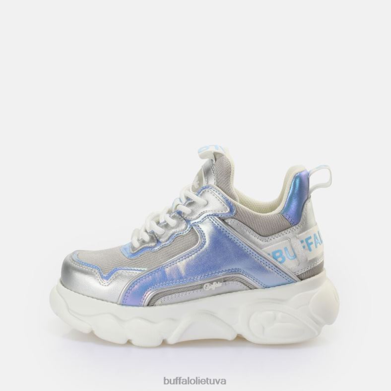 cld chai sportbačiai žemi veganiški Buffalo sidabrinė/mėlyna4D4XB767 |sportbačiai