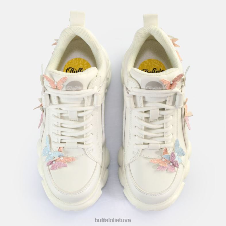 cld corin butterflies sportbačiai žemi veganiški Buffalo baltas multi4D4XB142 |sportbačiai