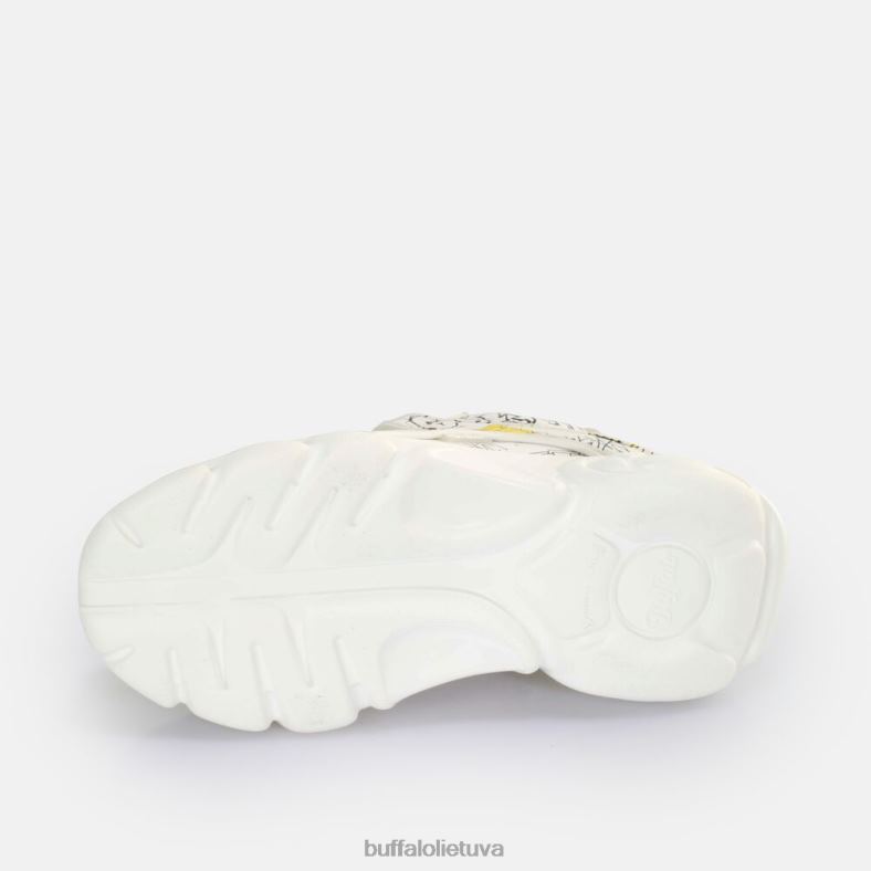 cld corin sportbačiai žemi veganiški Buffalo grafiti baltas4D4XB210 |sportbačiai