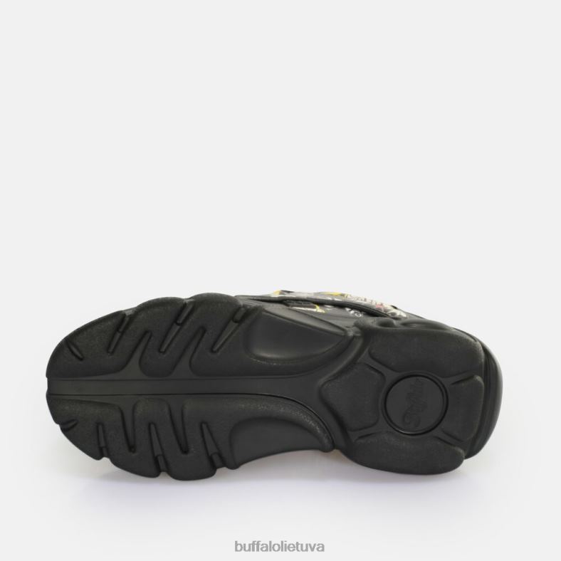 cld corin sportbačiai žemi veganiški Buffalo grafiti juodi4D4XB209 |sportbačiai