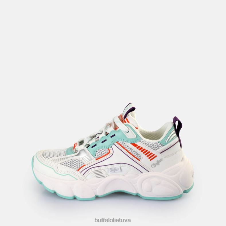 cld run jog sportbačiai žemi veganiški Buffalo balta/mėtinė/koralas4D4XB237 |sportbačiai