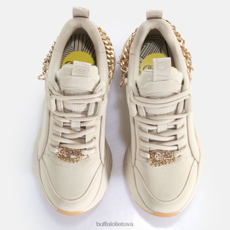 dvejetainės grandinės 3.0 treniruokliai, žemi veganiški Buffalo grietinėlė/auksas4D4XB419 |sportbačiai