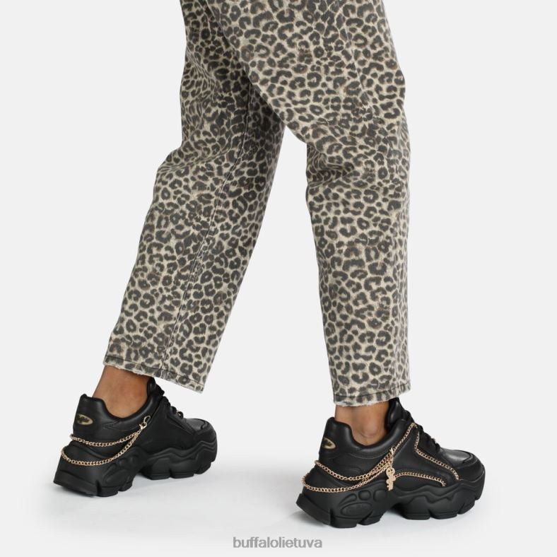 dvejetainiai sneaker žemi vegan Buffalo juodas4D4XB423 |sportbačiai