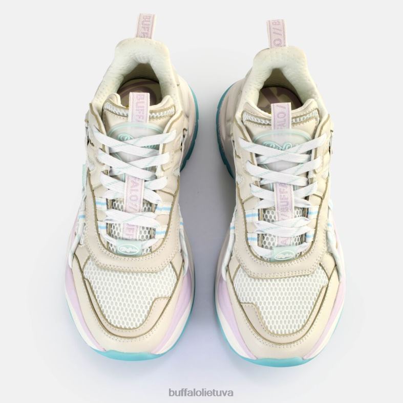 žemi veganiški tripletai tuščiaviduriai sportbačiai Buffalo pastelinė daugiaspalvė4D4XB127 |sportbačiai