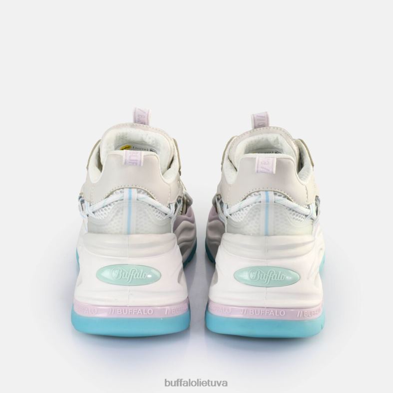 žemi veganiški tripletai tuščiaviduriai sportbačiai Buffalo pastelinė daugiaspalvė4D4XB127 |sportbačiai