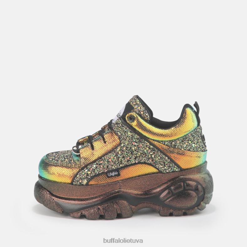 klasikiniai žemi odiniai sportbačiai Buffalo auksas4D4XB888 |sportbačiai