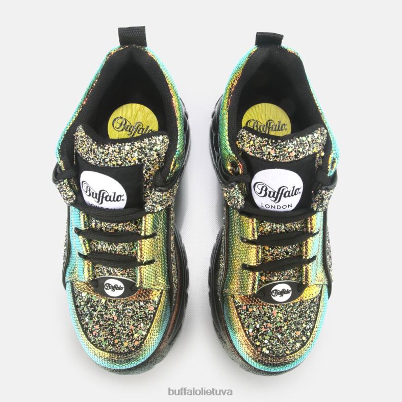 klasikiniai žemi odiniai sportbačiai Buffalo auksas4D4XB888 |sportbačiai