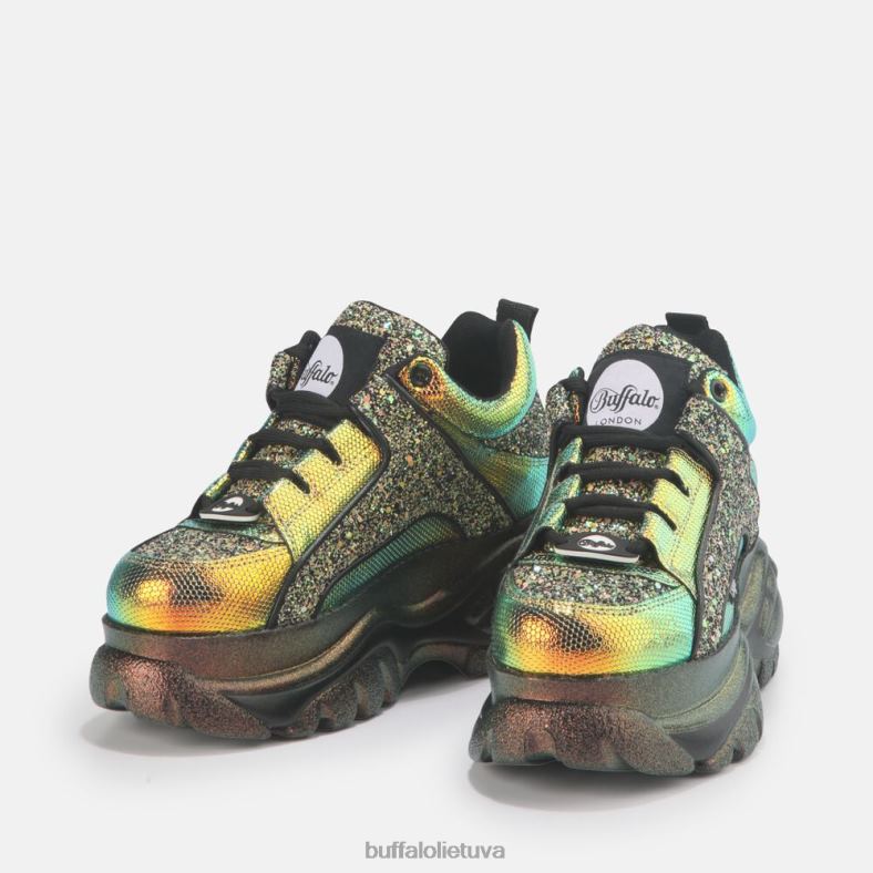 klasikiniai žemi odiniai sportbačiai Buffalo auksas4D4XB888 |sportbačiai