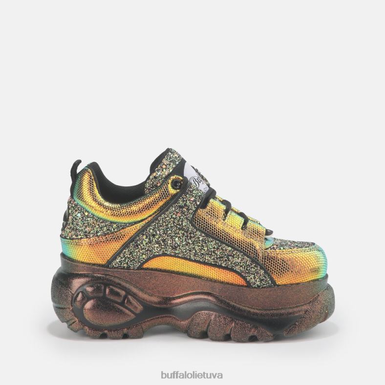 klasikiniai žemi odiniai sportbačiai Buffalo auksas4D4XB888 |sportbačiai