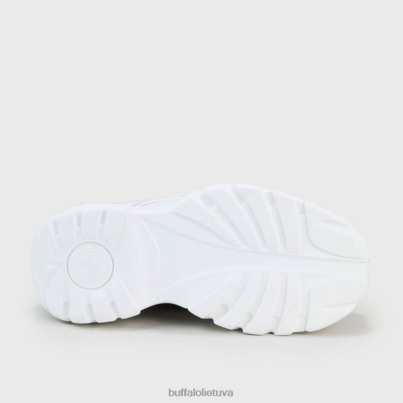 klasikiniai žemi odiniai sportbačiai Buffalo baltas4D4XB586 |sportbačiai