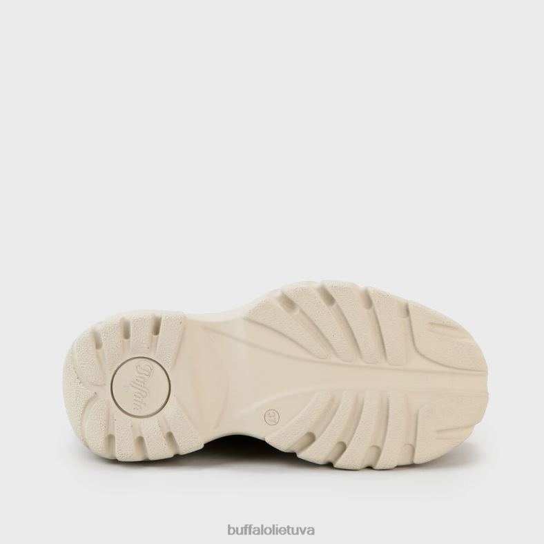 klasikiniai žemi odiniai sportbačiai Buffalo kremas4D4XB352 |sportbačiai
