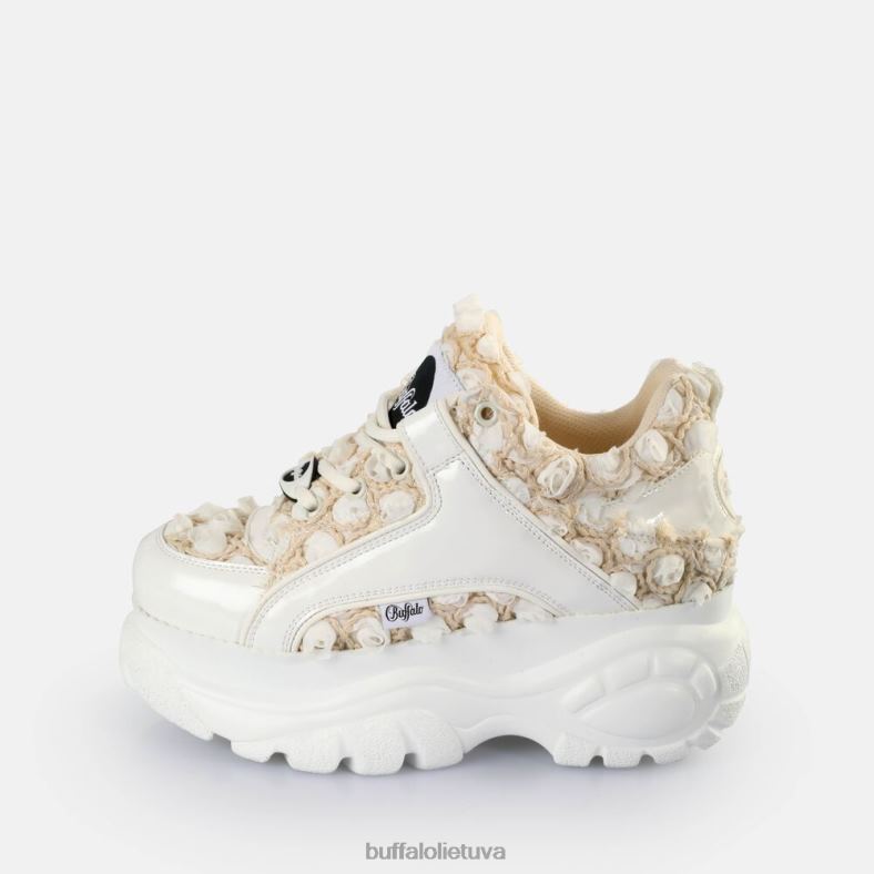 klasikiniai žemi sportbačiai Buffalo baltas žydėjimas4D4XB136 |sportbačiai