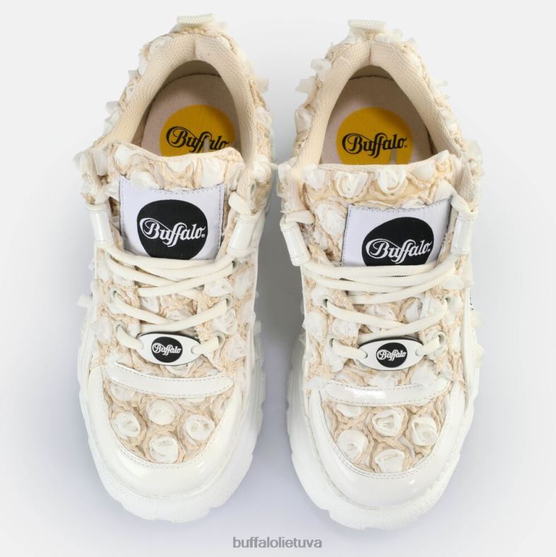 klasikiniai žemi sportbačiai Buffalo baltas žydėjimas4D4XB136 |sportbačiai