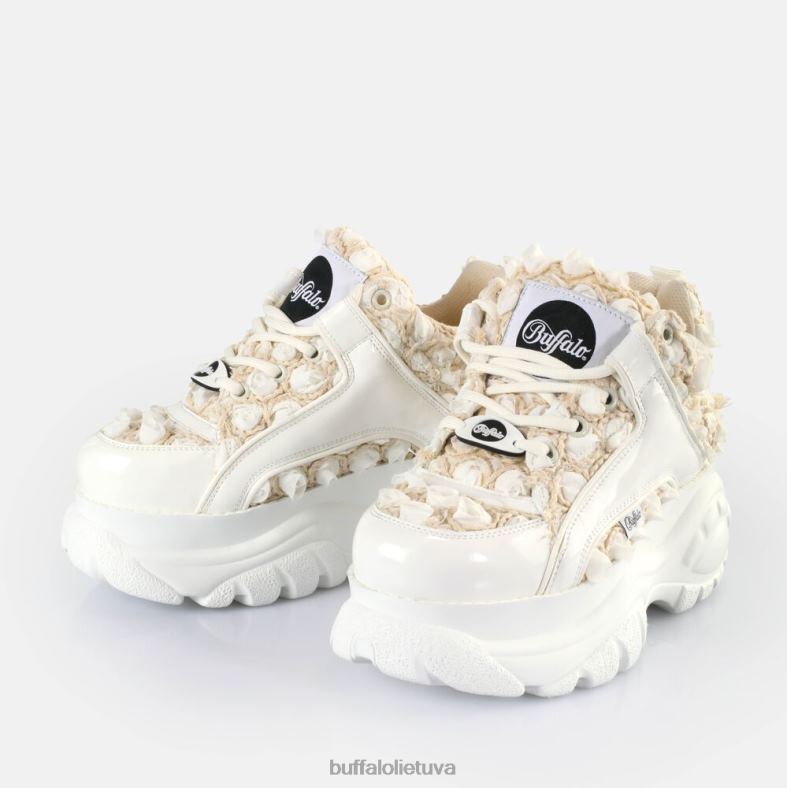 klasikiniai žemi sportbačiai Buffalo baltas žydėjimas4D4XB136 |sportbačiai