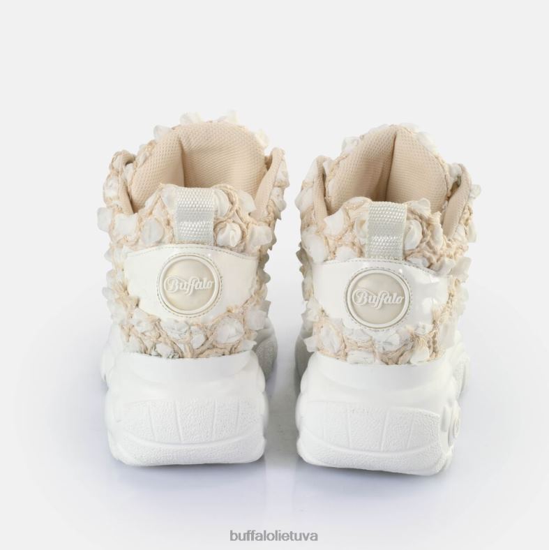 klasikiniai žemi sportbačiai Buffalo baltas žydėjimas4D4XB136 |sportbačiai