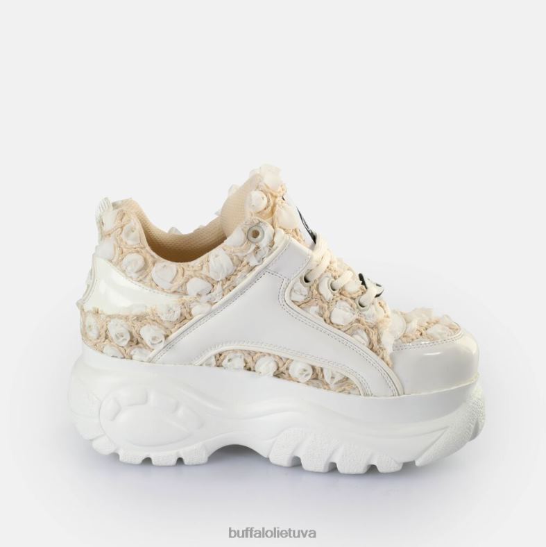 klasikiniai žemi sportbačiai Buffalo baltas žydėjimas4D4XB136 |sportbačiai