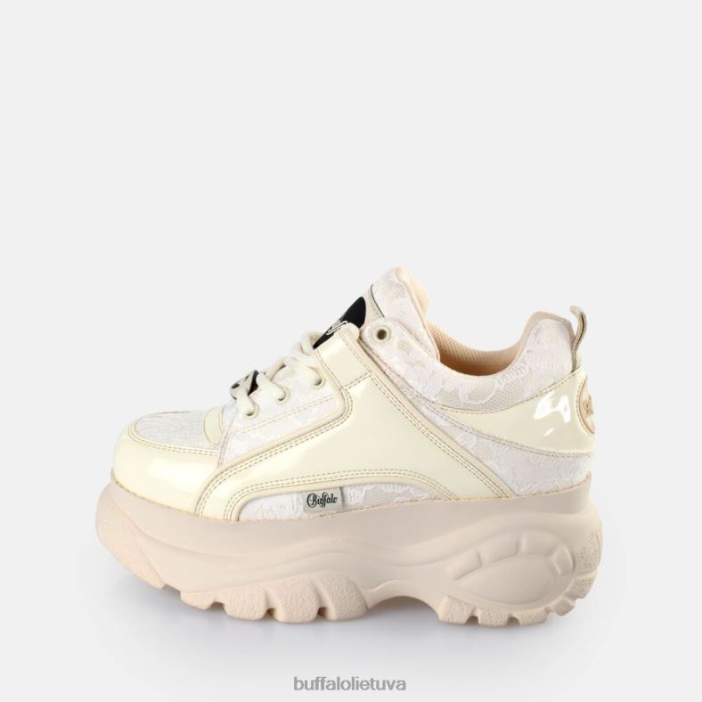 klasikiniai žemi sportbačiai Buffalo balti nėriniai4D4XB598 |sportbačiai
