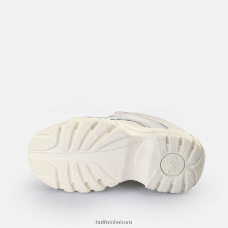 klasikiniai žemi sportbačiai Buffalo beveik baltas/sidabrinis4D4XB446 |sportbačiai