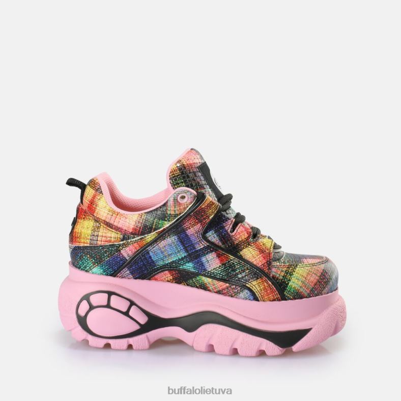 klasikiniai žemi sportbačiai Buffalo daugialypės rožinės spalvos4D4XB670 |sportbačiai