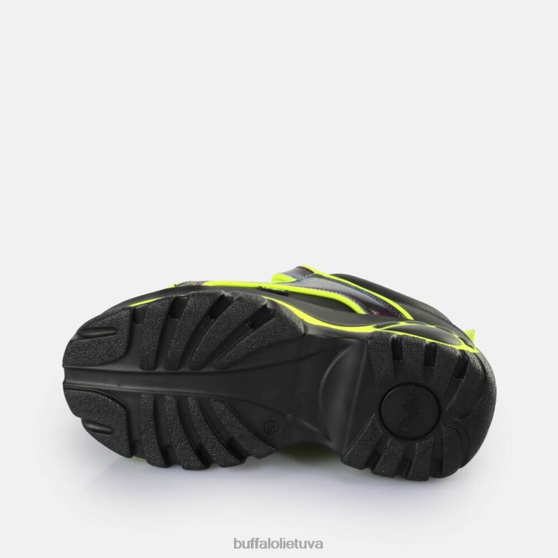 klasikiniai žemi sportbačiai Buffalo juoda/vaivorykštinė gyvatė4D4XB829 |sportbačiai