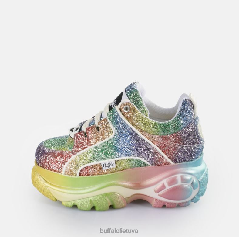 klasikiniai žemi sportbačiai Buffalo vaivorykštė4D4XB562 |sportbačiai