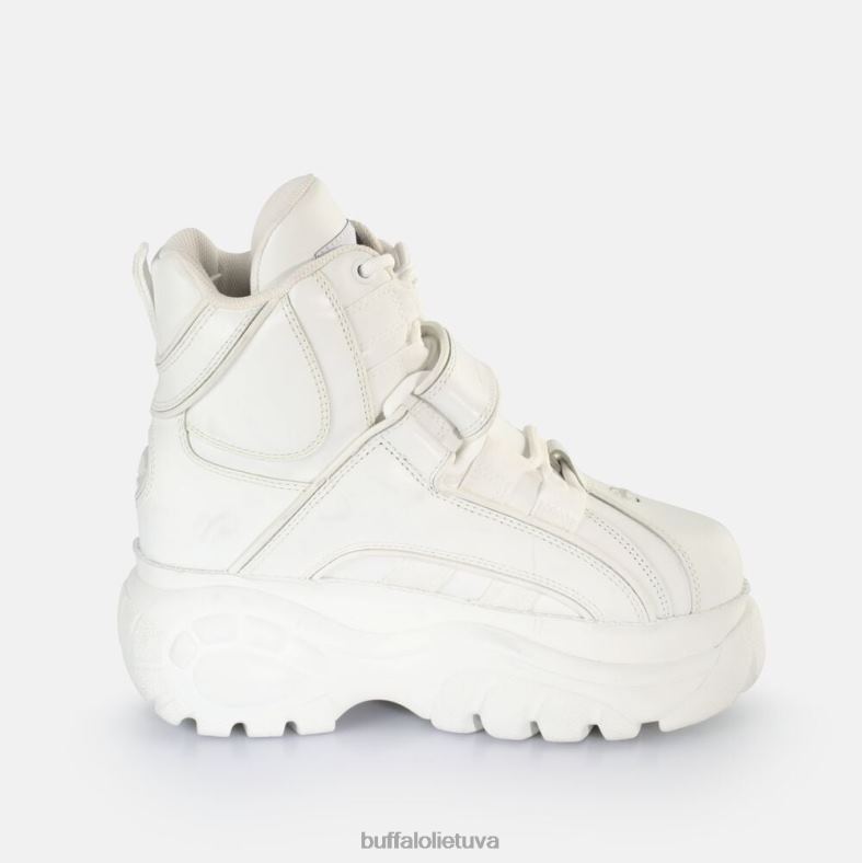 klasikiniai lakuotos odos sportbačiai Buffalo baltas4D4XB787 |sportbačiai