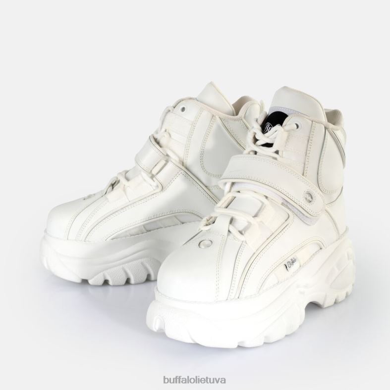 klasikiniai odiniai sportbačiai Buffalo baltas4D4XB134 |sportbačiai