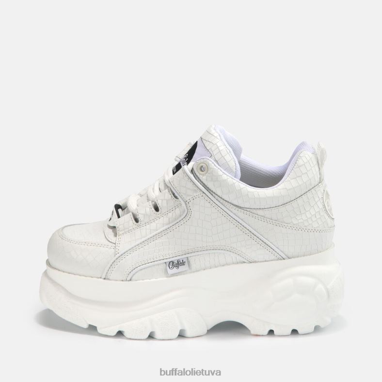 klasikiniai odiniai sportbačiai Buffalo baltas4D4XB743 |sportbačiai