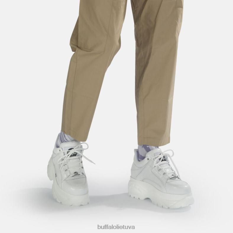 klasikiniai odiniai sportbačiai Buffalo baltas4D4XB743 |sportbačiai