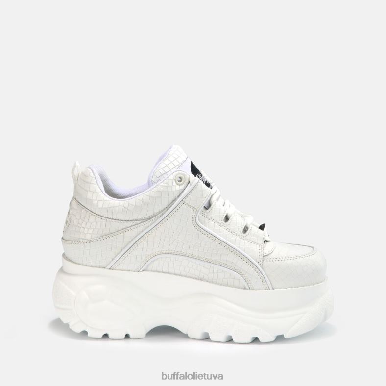 klasikiniai odiniai sportbačiai Buffalo baltas4D4XB743 |sportbačiai
