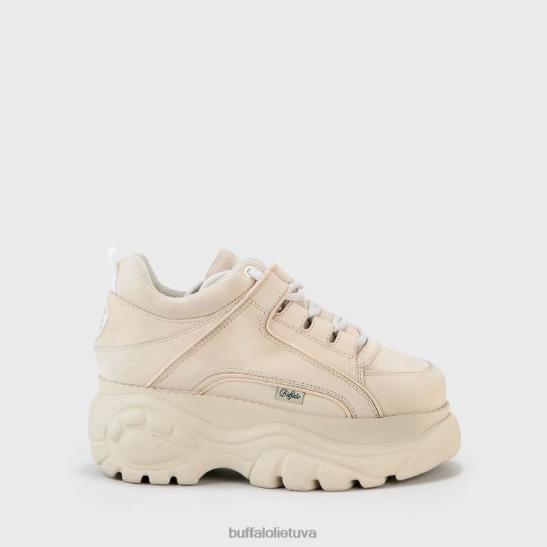 klasikiniai odiniai sportbačiai Buffalo kremas4D4XB316 |sportbačiai