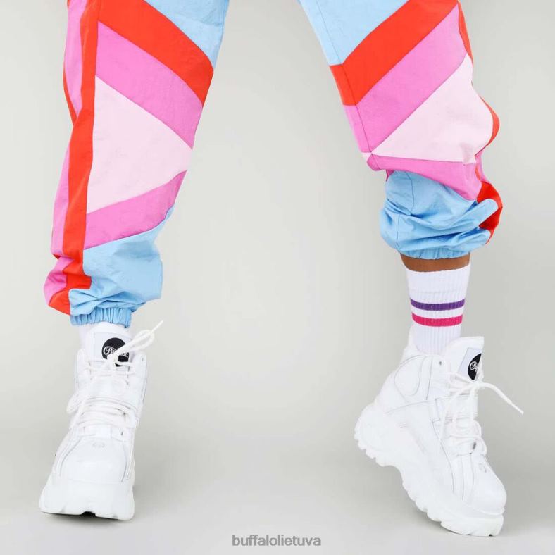 klasikiniai sportbačiai aukštos lakuotos odos Buffalo juodas4D4XB167 |sportbačiai