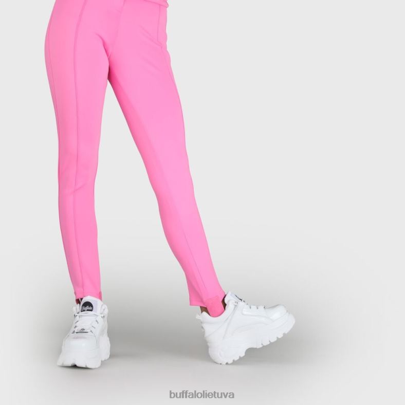 klasikiniai sportbačiai žemai lakuota oda Buffalo baltas4D4XB426 |sportbačiai