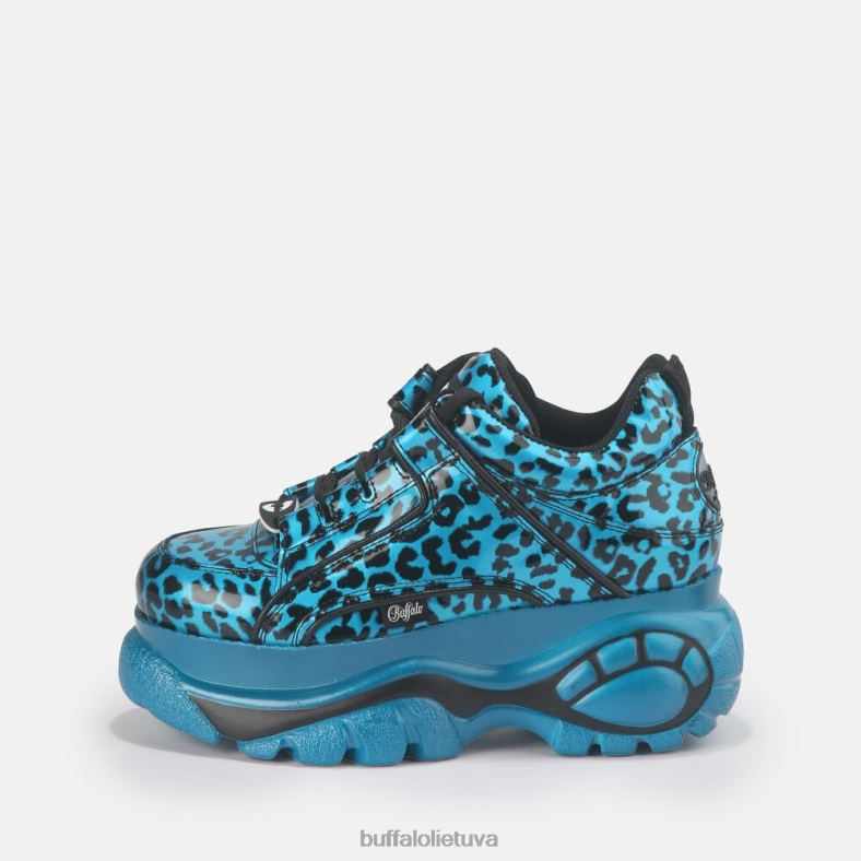 klasikiniai sportbačiai žemai lakuota oda Buffalo turkis4D4XB885 |sportbačiai