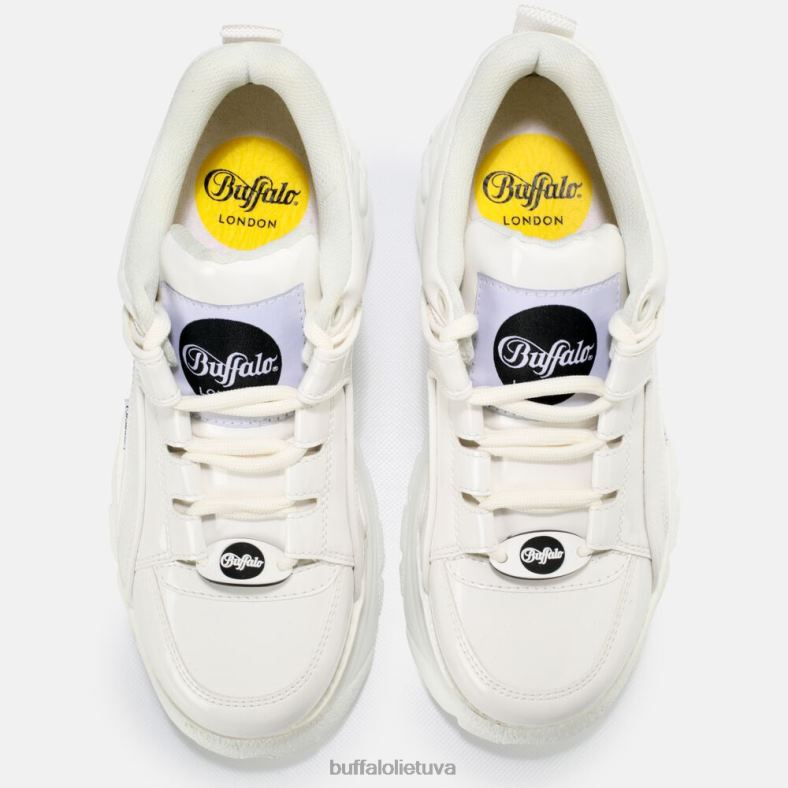 klasikiniai sportbačiai, žemi veganiški Buffalo beveik baltas4D4XB883 |sportbačiai