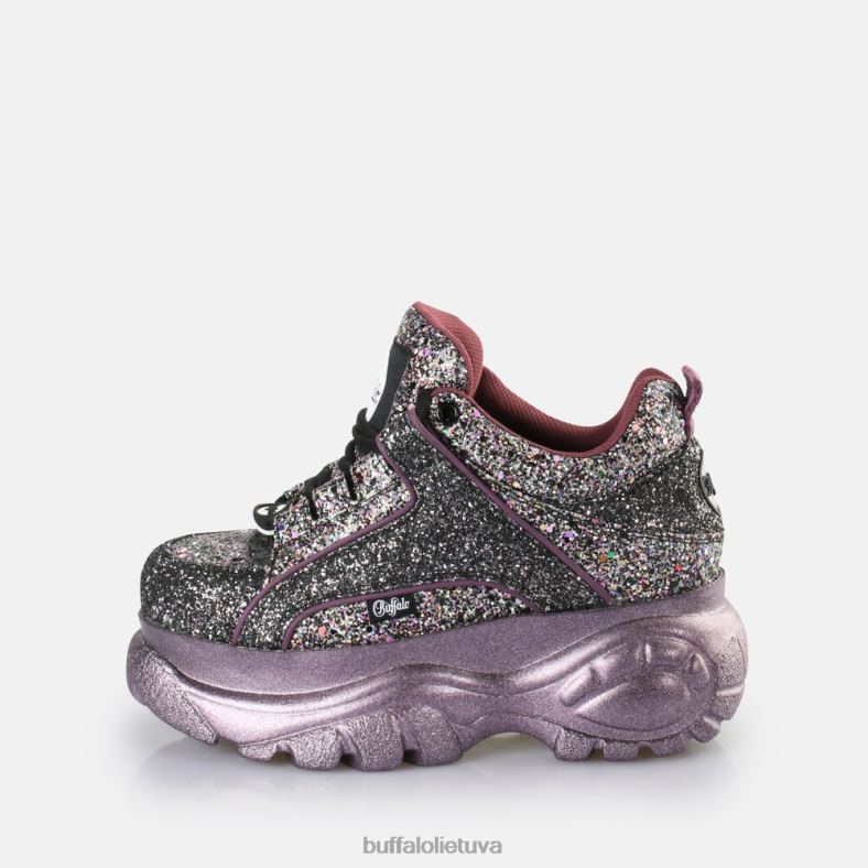 klasikiniai sportbačiai, žemi veganiški Buffalo juodas4D4XB887 |sportbačiai