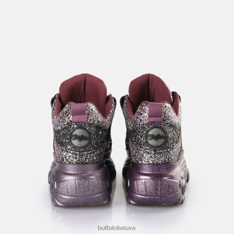 klasikiniai sportbačiai, žemi veganiški Buffalo juodas4D4XB887 |sportbačiai