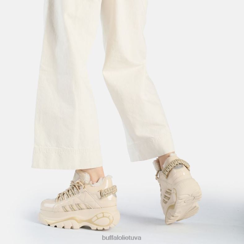 klasikiniai sportbačiai, žemi veganiški Buffalo kremas4D4XB701 |sportbačiai