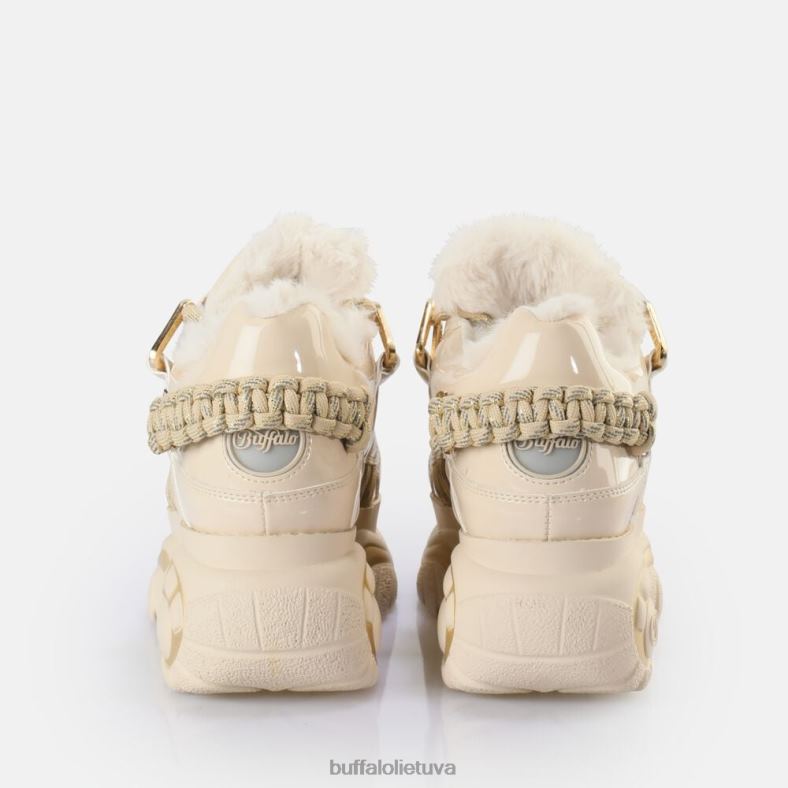 klasikiniai sportbačiai, žemi veganiški Buffalo kremas4D4XB701 |sportbačiai