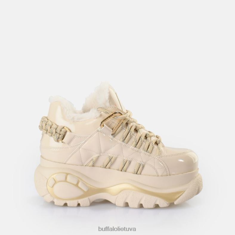 klasikiniai sportbačiai, žemi veganiški Buffalo kremas4D4XB701 |sportbačiai