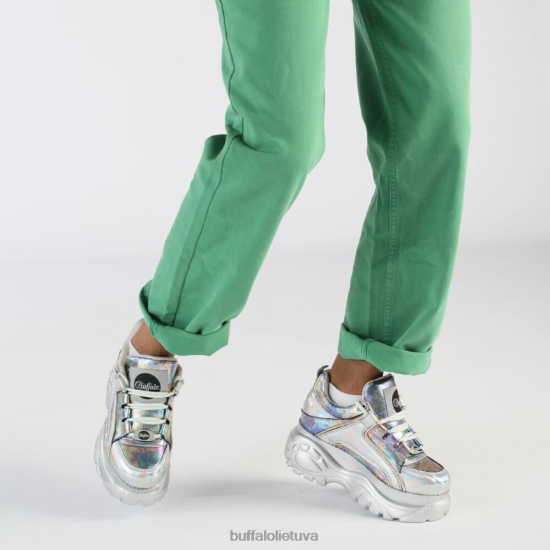 klasikiniai sportbačiai, žemi veganiški Buffalo undinė sidabrinė4D4XB389 |sportbačiai