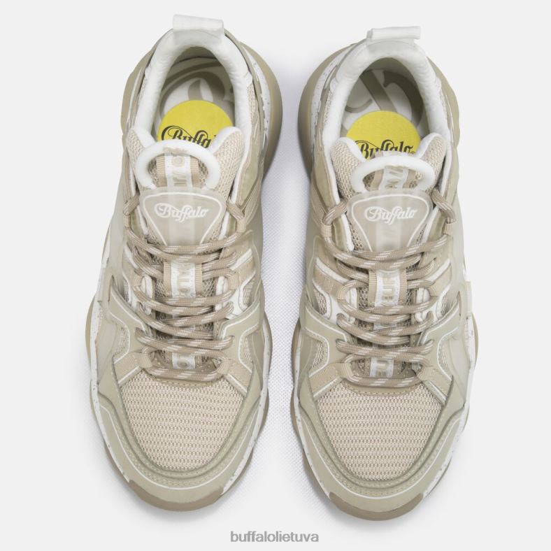 oarbis žygio sportbačiai žemi veganiški Buffalo kreminė/balta4D4XB410 |sportbačiai