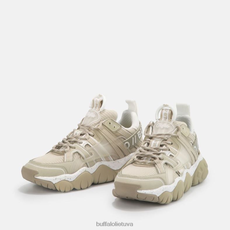 oarbis žygio sportbačiai žemi veganiški Buffalo kreminė/balta4D4XB410 |sportbačiai