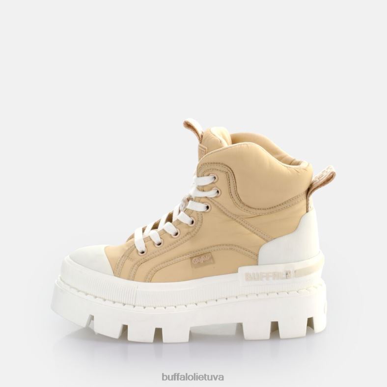 raven laceup mid sneaker high vegan Buffalo kremas4D4XB655 |sportbačiai