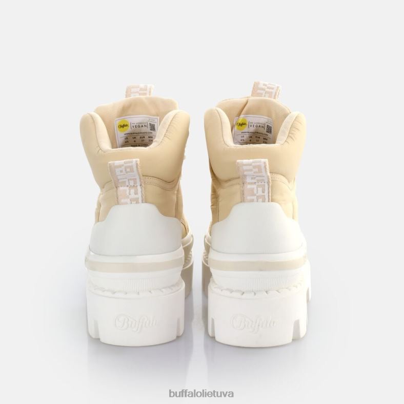 raven laceup mid sneaker high vegan Buffalo kremas4D4XB655 |sportbačiai