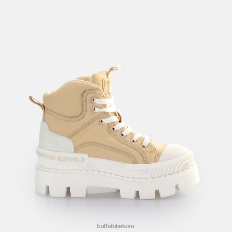 raven laceup mid sneaker high vegan Buffalo kremas4D4XB655 |sportbačiai