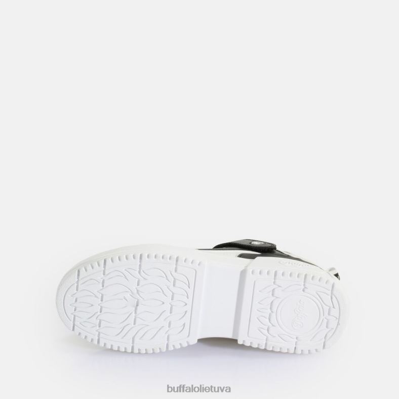 rse Velc sportbačiai žemi veganiški Buffalo balta juoda4D4XB570 |sportbačiai
